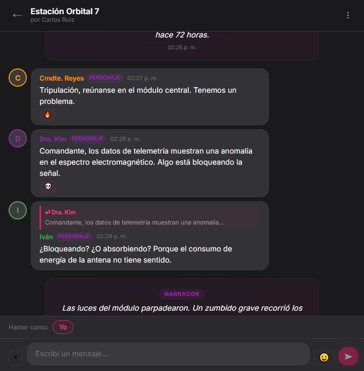 Creador de historias